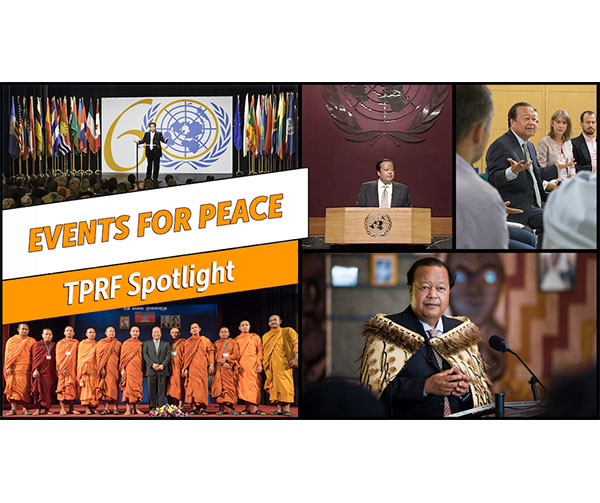 TPRF sponsorise des événements sur la paix à travers le monde